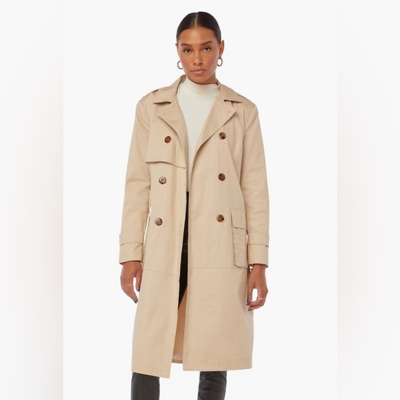 JUSTFAB Classic Tan Trench Coat - Picture 2 of 8